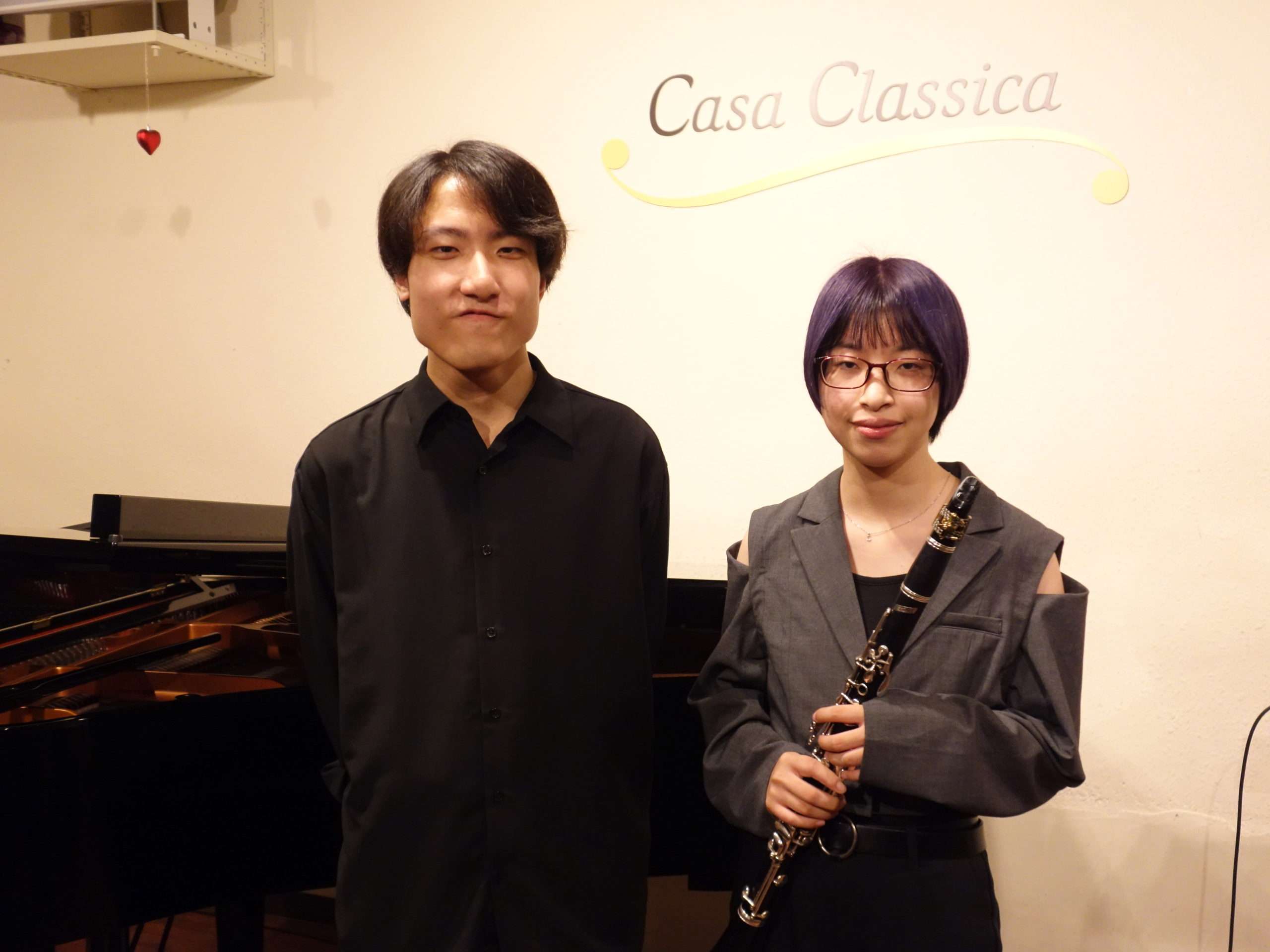 7月12日（金）夜の部 山田月菜（クラリネット）鳥居峻吉（ピアノ